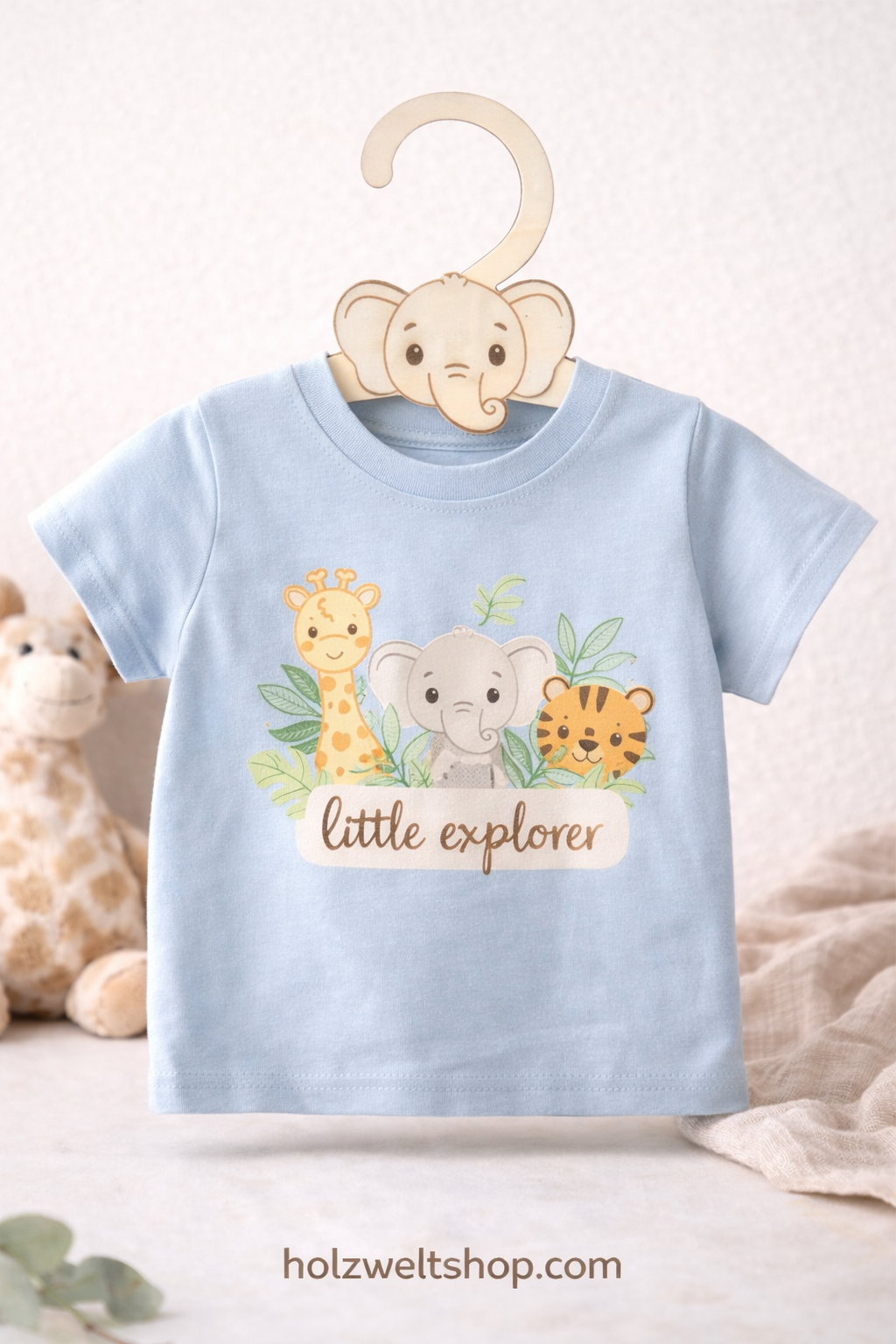 Kinderkleiderbügel Süße Tierfreunde 6er Set