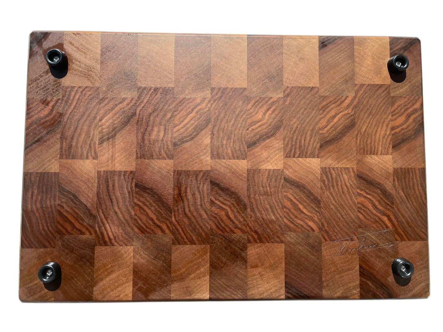 Stirnholz Schneidebrett Nussbaum 44x30x3.3cm