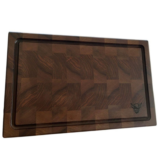 Stirnholz Schneidebrett Nussbaum 44x30x3.3cm